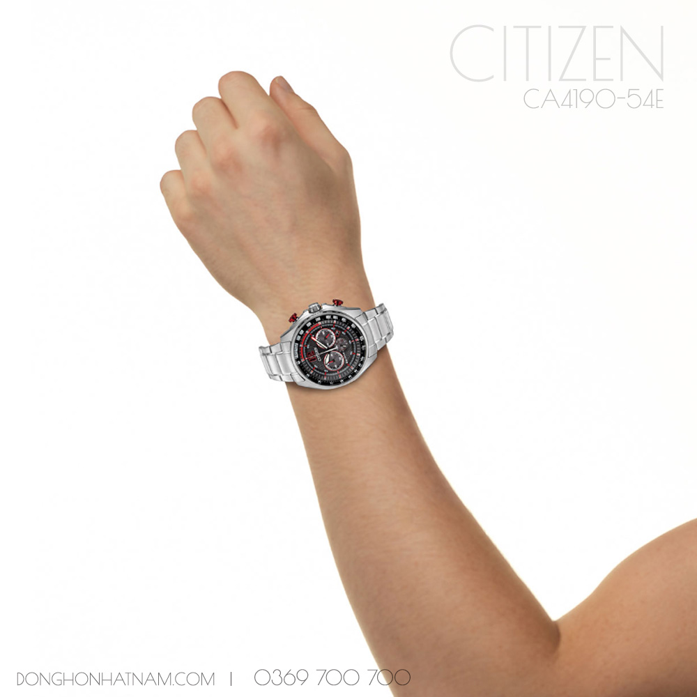 Đồng hồ Citizen CA4190-54E Eco-drive Steel