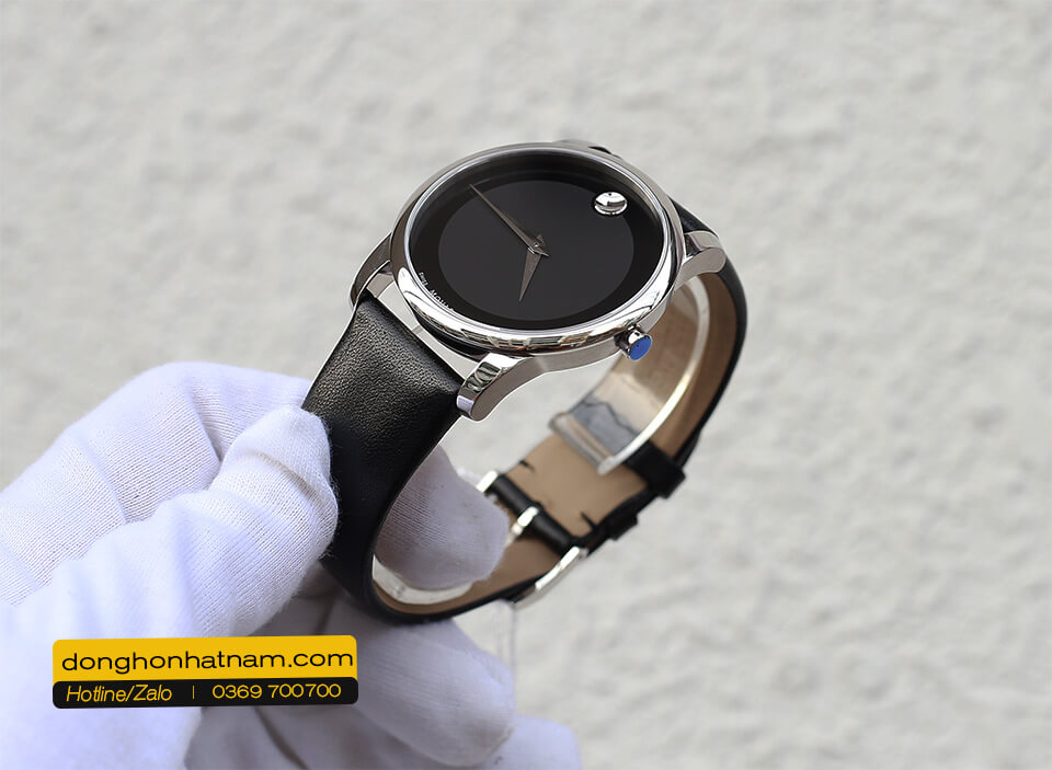 Movado Museum 0606502 Black Dial Leather 40mm