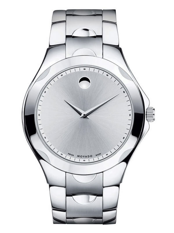 Movado Luno 0606379 Stainless Steel White Dial